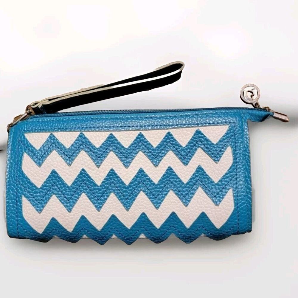 Jingpin Chevron clutch‎ wristlet